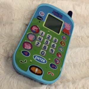 VTech Peppa Pig Let's Chat Learning Phone English Version